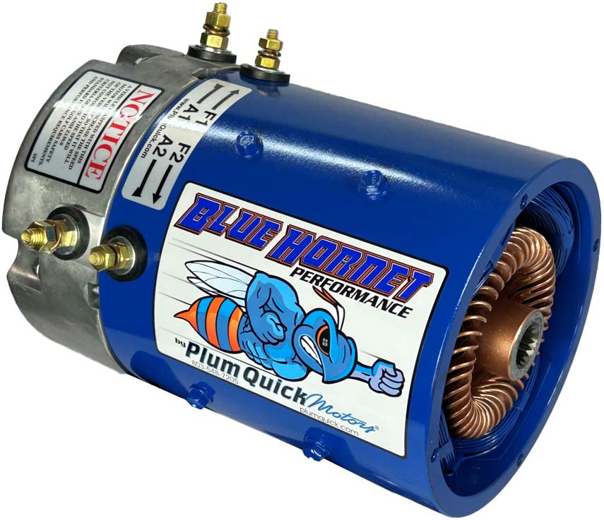 Crocodile” EZ-GO Sepex/PDS Electric Golf Cart Motor - 48V 15.8HP