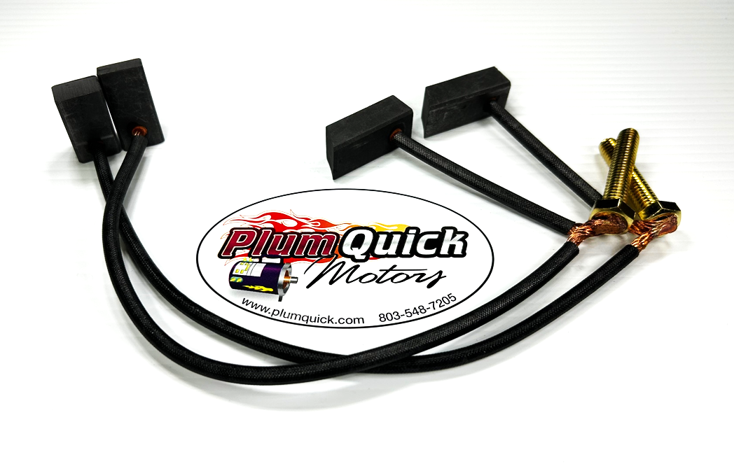 Brush Set for Club Car and EZ-GO GE Bandit Golf Cart Motors
