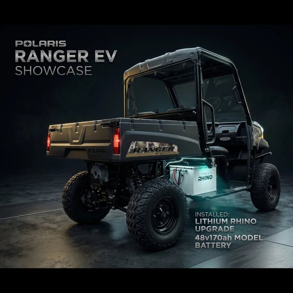 “Superior Lithium Performance” Rhino 51.2V (48V) 170AH “GOLIATH” POLARIS RANGER EV - Complete Kit
