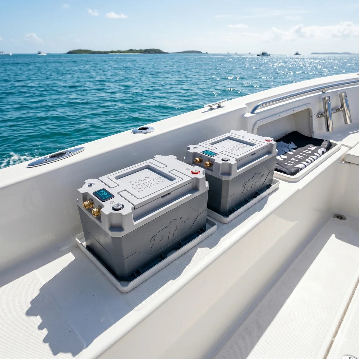 “Superior Lithium Performance” Rhino 38.4V (36V) 65AH Marine LiFeP04IP67 Conversion Kit