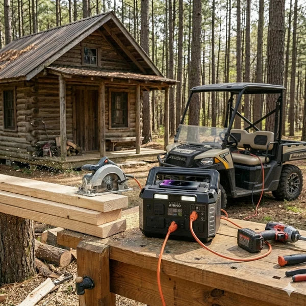 Lithium Rhino Power Hub – Mobile Power Station – Connects to Golf Cart Battery