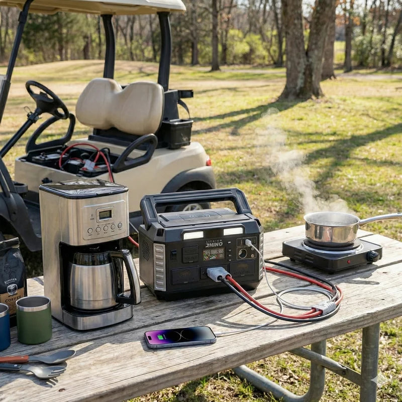 Lithium Rhino Power Hub – Mobile Power Station – Connects to Golf Cart Battery