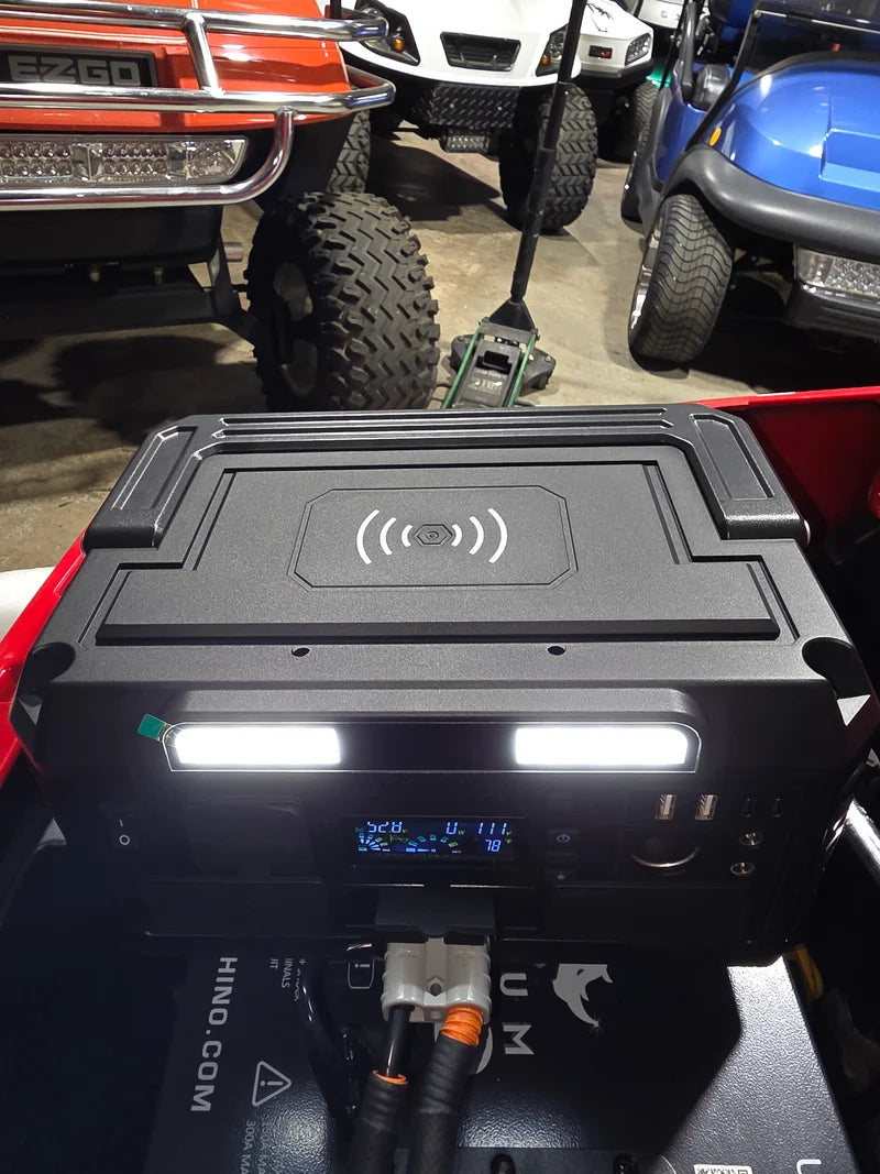 Lithium Rhino Power Hub – Mobile Power Station – Connects to Golf Cart Battery