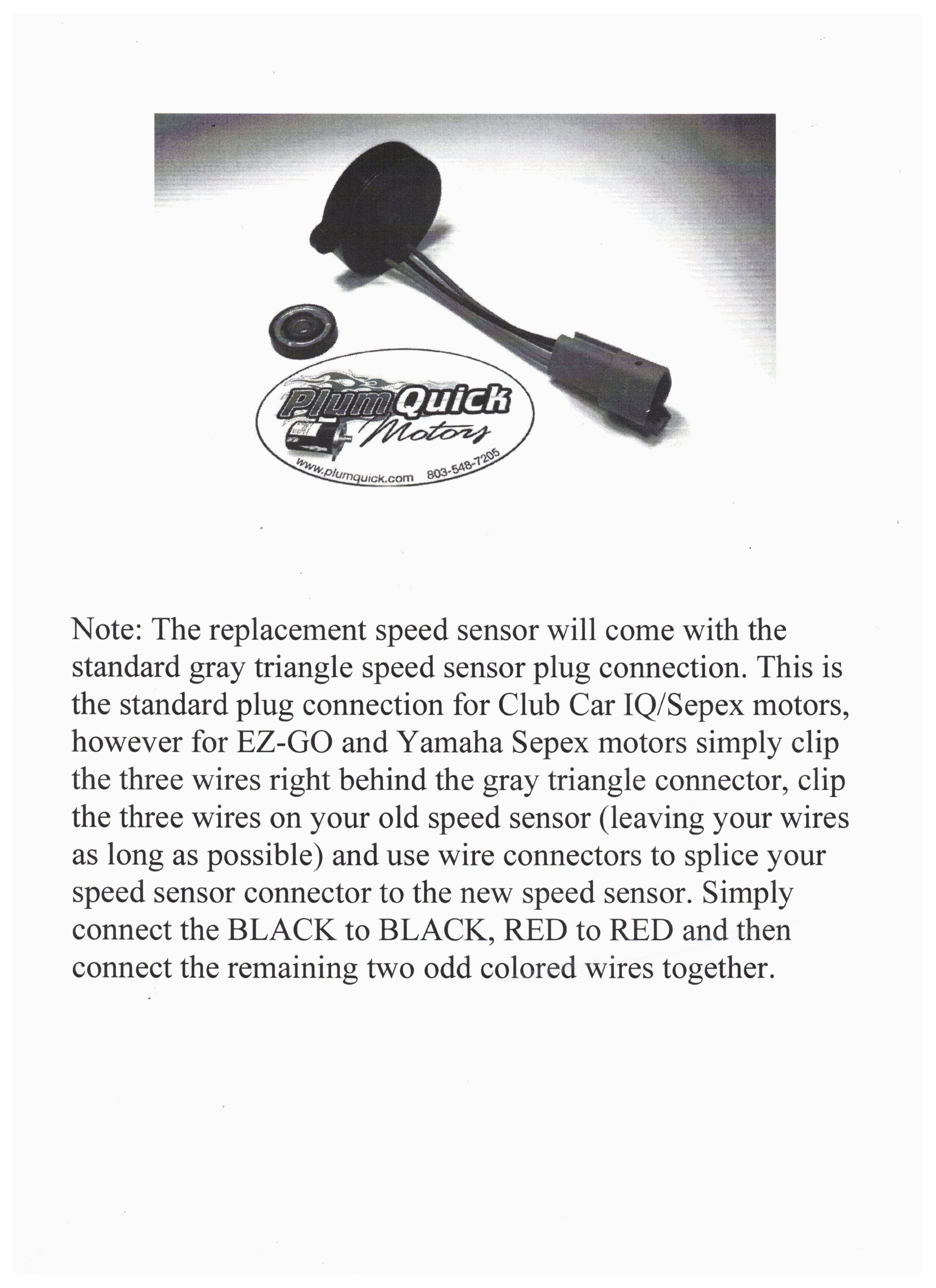 Plum Quick Blue Hornet Sepex Replacement Speed Sensor & Magnet