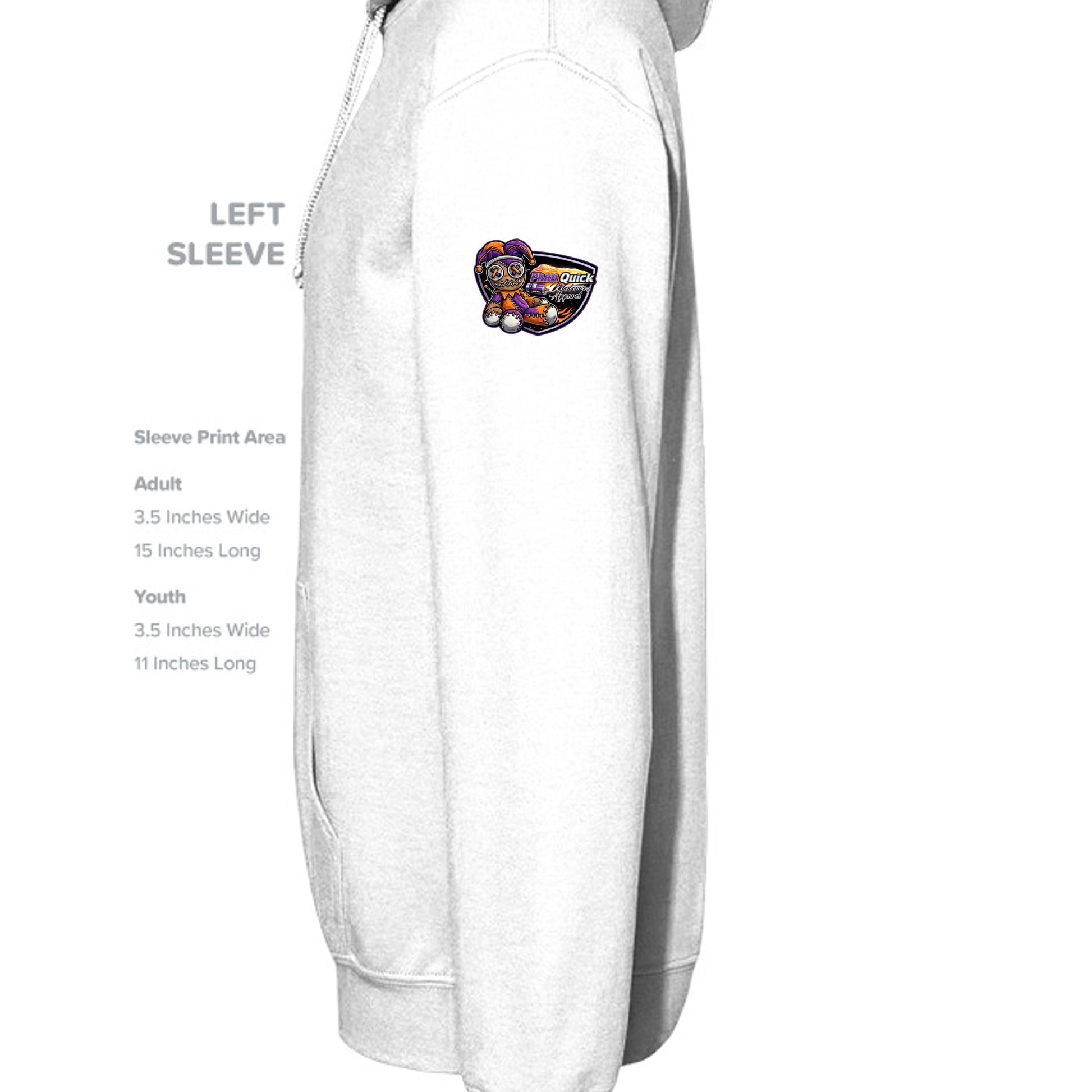 WHITE - G185 - SLEEVE_LEFT