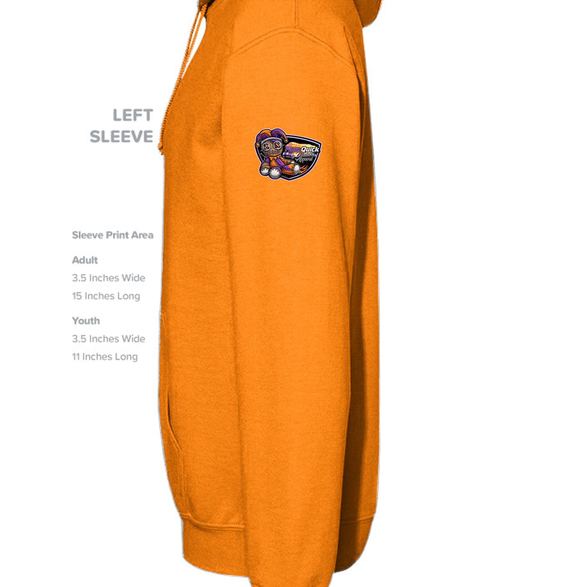 SAFETY ORANGE - G185 - SLEEVE_LEFT